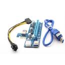 QOLTEC Qoltec Riser PCi-E 1x - 16x | USB 3.0 | SATA/ PCI-E | 6pin